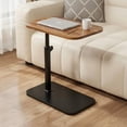 thumbnail image 3 of kowaku Bureau de Chevet pour Ordinateur Portable Base Stable Dessus Relevable Table d'Appoint Design Minimaliste Table en C Réglable pour Chambre, 3 of 10