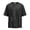 Black, variant on Mens Tee Shirts Short Sleeve Crewneck Basic Silver Tee Shirts Men's Casual Shirts