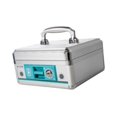 thumbnail image 5 of figatia Box with Lock Key Money Box Organizer Case Lock Money Tray Piggy Bank for Saving Keepsake Collection Check 20.8cmx20.8cmx11cm, 5 of 8