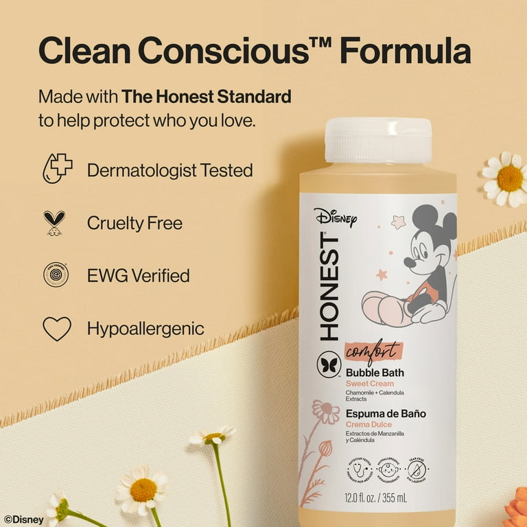 The Honest Company Baby Bubble Bath, Sweet Cream, Comfort, 12 fl