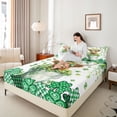 thumbnail image 3 of Erosebridal Cute Highland Cattle Full Size Sheets,St.Patrick'S Day Bed Sheets For Teens Kids 4-Piece, 3 of 6