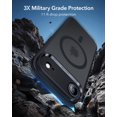 thumbnail image 4 of Funda ESR para iPhone 17 Air, resistente a golpes, compatible con MagSafe, negra, 4 of 7