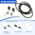 thumbnail image 5 of Windshield Water Wiper Washer Nozzle & Connector Duct Kit for 1997-2001 Camry, 5 of 6