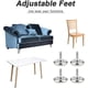 thumbnail image 2 of Niveladores de alta resistencia, pies niveladores de mesa ajustables con base redonda de plástico, perfectos para muebles de oficina en casa, fácil instalación que garantiza estabilidad en cualquier, 2 of 5