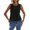 Black, variant on Tank Tops for Women 2026 Summer Linen Sleeveless Loose Fit Button Side Split Tunic Dressy Casual Crewneck Womens Tops Trendy Shirts Black S