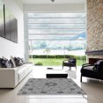 thumbnail image 6 of Ahgly Company Indoor Square Patterned Dim Gray Area Rugs, 3' Square, 6 of 6