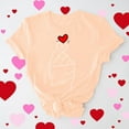 thumbnail image 6 of NuoCaiYun Trendy Blouses Women'S Casual Short-Sleeve Valentine'S Day Print T-Shirt Round Neck Summer Tops, 6 of 6