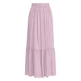 thumbnail image 7 of Oplxuo Long Skirts for Women 2026 Summer Boho Beach Vacation Clothes Pleated High Waisted Flowy Maxi Skirt with Pockets, 7 of 7
