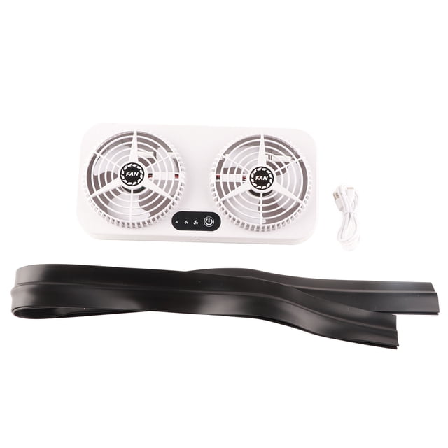 Ventilador de coche profesional, 3 velocidades, circulación silenciosa, refrigeración, ventilador de escape de coche USB para el hogar del coche