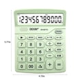 thumbnail image 3 of Bamboohart 12-Digit Large Display Desktop Calculator with Big Button Design and Musical Alarm Function, 3 of 7
