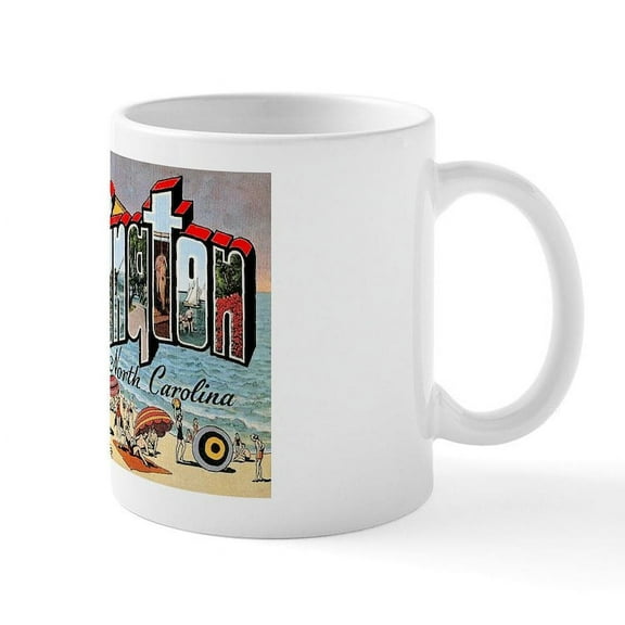 CafePress - Wilmington North Carolina Greetings Mug - 11 oz Ceramic Mug - Novelty Coffee Tea Cup