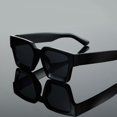 thumbnail image 3 of Classic Thick Square Frame Sunglasses for Men Driving UV Protection High-end Full Frame Sun Glasses Street Style Versatile Sunglasses, 3 of 10