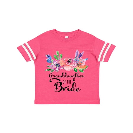 

Inktastic Granddaughter of the Bride with bouquet Gift Toddler Toddler Girl T-Shirt