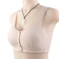 thumbnail image 1 of Birdeem Casual Sexy Front Button Shaping Cup Shoulder Strap Underwire Bra Plus Size Extra-Elastic Wirefree, 1 of 12