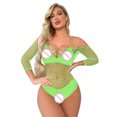 thumbnail image 4 of sous-Vêtements pour Femmes Manches Longues Justaucorps en Résille, 4 of 9