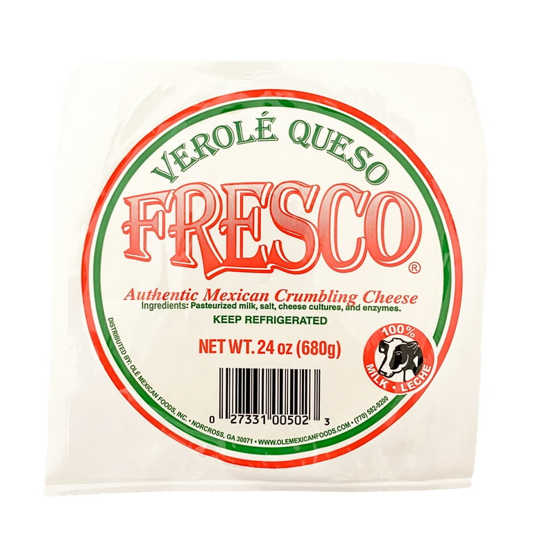 Cacique Ranchero Fresh Queso Fresco Cheese, 24 oz, 2 Count (Refrigerated)