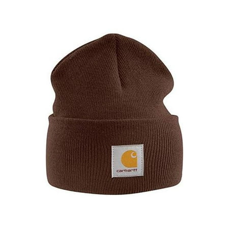 Carhartt Men's Acrylic Watch Hat A18, Dark Brown, One, Dark Brown, Size One Size