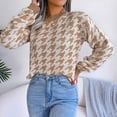 thumbnail image 4 of Pulls pour Femmes Automne/hiver Cardigans Pulls Manteau Tricoté Pull-Over Mode Hiver Manches Longues Col Rond, 4 of 8