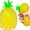 Pineapple, variant on Pineapple Squeeze Stress Balls (1 Pack) Stretchy Fruit Stress Relief Squeeze Ball for Adults, Vase Filler, Home Decoration, Ideal for Relax, Focus, Christmas Decoration, Easter Basket Stuffers