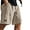 Khaki, variant on LBDOUNY Mokaloha Mens Shorts, Pacificozy Men's Jacquard Elastic Waist Drawstring Casual Summer Shorts with Pockets, 1 Pack