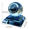 thumbnail image 3 of Crystal Car Perfume Seat With Clock 10ml Air Freshener for Car Interior, 3 of 8