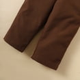 thumbnail image 7 of OLLUISNEO Infant Baby Boys Clothes Long Sleeve Pin Collar Button down T-shirt + Long Pants Set Baby Boys Fall Winter Outfit Set 12-18 Months, 7 of 7