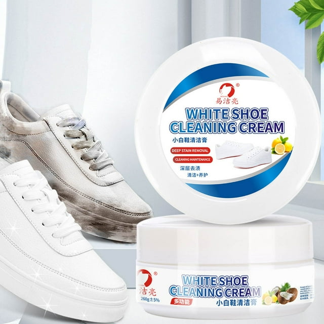 DPTALR Small White Shoe Cleaning Cream Multifunctional White Shoe Maintenance Decontamination Cream Household Water Free Cleaning Agent