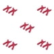 thumbnail image 1 of Tholdsy 2 piezas de brazos oscilantes delanteros engranaje de dirección duradero accesorios de actualización de Metal reemplazo de rojo 5piezas, 1 of 6
