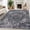Turquoise, variant on Superior Mahi Ornate Floral Washable Indoor Runner Rug, 2' 7" x 6', Turquoise