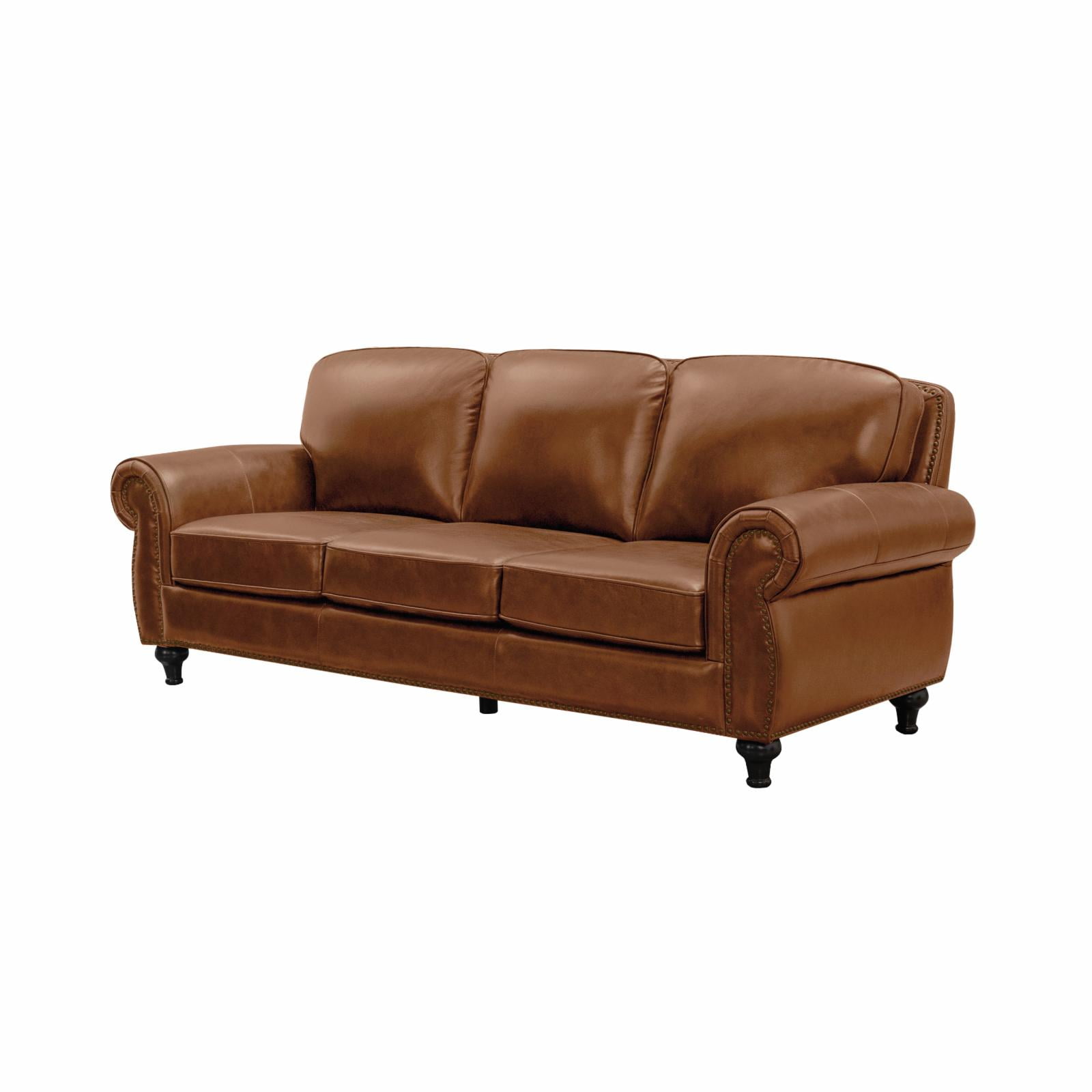 Whitney Modern Ivory Leather Sofa And Loveseat Set Baci Living Room