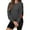 Grey, variant on Women Valentines Sweatshirt Casual Love Theme Long Sleeve Crewneck Hoodless Tops Loose Comfortable Daily Loungewear Cute Sweatshirts for Women Black L