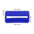 thumbnail image 2 of Uxcell Watch Band Strap Loops Silicone Watch Holder Keeper for 20mm Width Watch Band, Blue 4 Pack, 2 of 5