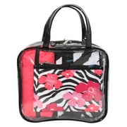 Modella Cosmetics Travel Set, Zebra, 4 pc