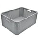 thumbnail image 2 of Paquete De 2 Cajas Organizadoras Duras Tipo Rattan Gris, 2 of 5