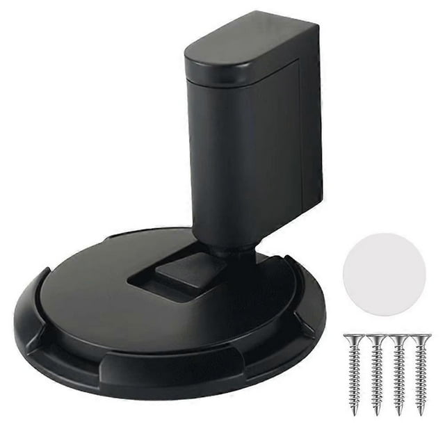 Floor Door Stopper Lock Strong Windproof Mechanical Exterior Door Stop NoPunch Adjustable Height Door Stop Lock
