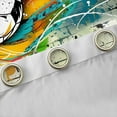 thumbnail image 4 of Castle Fairy Soccer Print Blackout Curtains Set of 2 (52x84 Each) for Boys Girls,Vintage Hippie Graffiti Splash Window Curtains,Football Sport Gamer Curtains and Drapes,Super Cozy Room Decor, 4 of 6
