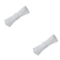 thumbnail image 2 of Electronicheart White Lightweight And Portable Folding Clothesline Convenient And Space-Saving Save Space Rope 2Set, 2 of 6
