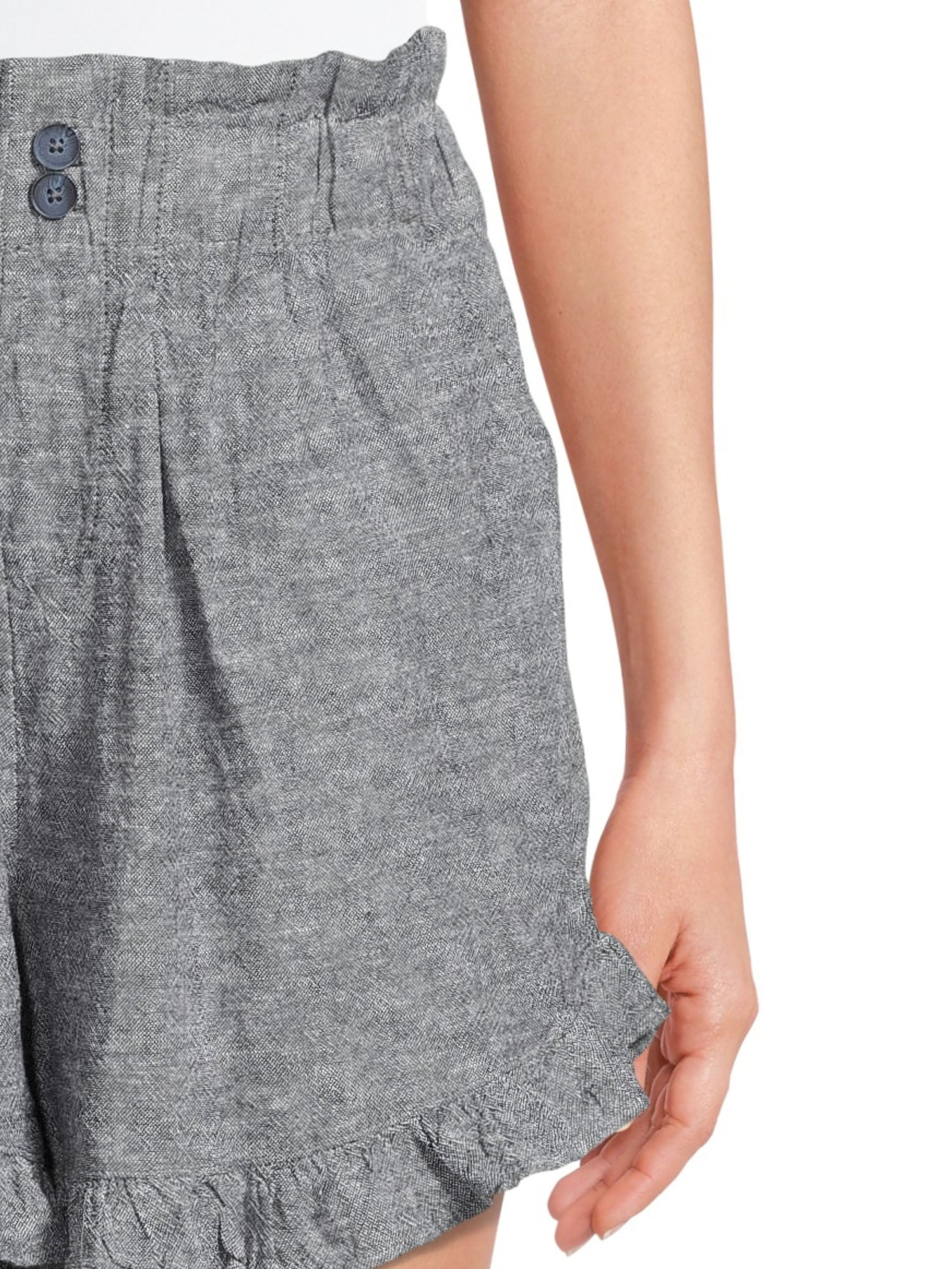 Time and Tru Women's Linen Blend Shorts