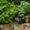 thumbnail image 3 of YAKii 2 Pack Solar Lantern Hanging Waterproof Outdoor Metal Solar Lamp with Warm White Light Decorate for Yard Garden Pathway Patio Porch Decor (Black), 3 of 10