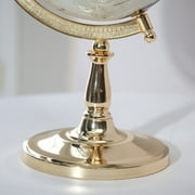 Angle View: Belham Living Hamilton 9-inch Diam. Tabletop Globe - Mother of Pearl Finish - with Single Stand