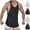 Black, variant on Dovford Men's Gym Tank Tops Y-Back Workout Muscle Tee Athletic Workout Fitness Vest T-Shirts