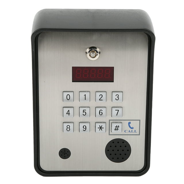 Sistema de entrada de puerta, sistema de control de acceso 3G/GSM, sistema de entrada con intercomunicador, sistema de control de acceso con teclado, durabilidad extendida