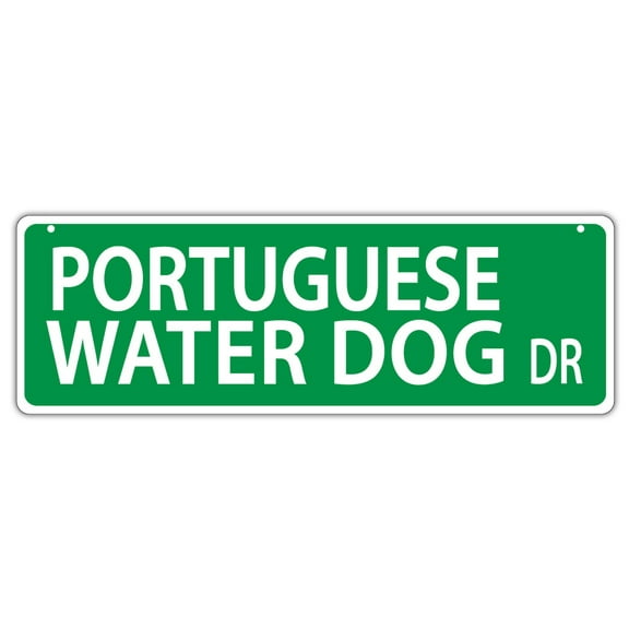 Plastic Street Signs: PORTUGEUSE WATER DOG DRIVE | Dogs, Gifts
