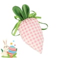thumbnail image 1 of Easter Carrot Shaped Drawstring Bags, Candy Gift Treat Baskets, Spring Egg Hunt Stuffers Fabric Stuffers, Reusable Gift Packing Bags Party Decoration for Birthday Bunny Outdoor Kids Party DIY Craft, 1 of 8