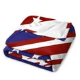 thumbnail image 3 of American Flag Design-1 Print Blanket Warm Throw Blanket Soft Flannel Lightweight Throw Blankets Couch Bed Travel Bedding Room Decor for Kids Teens Adults, 3 of 7