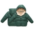 thumbnail image 6 of Esaierr Kids Boys Girls Winter Fleece Cotton Jacket Coats for Toddler Warm Hooded Sweatshirt Padded Short Outerwear 1-8Y, 6 of 7