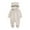 Gray, variant on Odeerbi 2025 Toddler Baby Boys Girls Plush Cute Bear Ears Winter Thick Warm Jumpsuit Romper