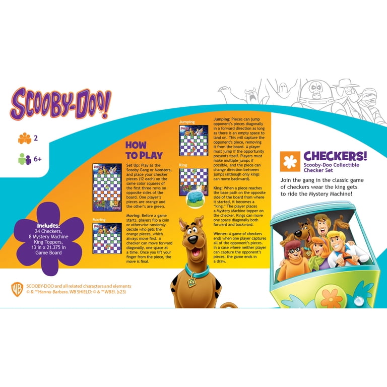 MasterPieces Scooby-Doo Checkers Board Game photo 4