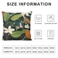 thumbnail image 5 of YINGXI  Summer Throw Pillow Covers Fruit Leaves Pillow Cases Lemon Orange Decorative Cushion Covers for Sofa Couch 12x12in, 5 of 5