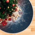 thumbnail image 5 of Coolnut Baseball Christmas Tree Skirt Home Decoration Large Round Christmas Tree Skirt for Holiday Party Home Christmas Day Ornaments,35.4", 5 of 6